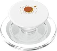 Retro Vintage Cosmic Eclipse Sun Moon Alignment PopSockets PopGrip for MagSafe
