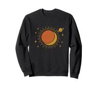 Retro Vintage Cosmic Eclipse Sun Moon Alignment Sweatshirt