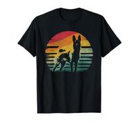 Retro Vintage Design Belgian Malinois Dog T-Shirt
