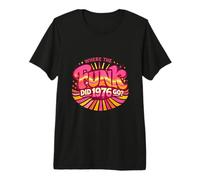 Retro Vintage Disco Funk 50th 50 Age Milestone Groovy 1976 Premium T-Shirt