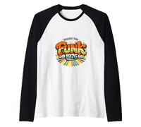 Retro Vintage Disco Funk 50th 50 Age Milestone Groovy 1976 Raglan Baseball Tee
