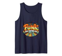 Retro Vintage Disco Funk 50th 50 Age Milestone Groovy 1976 Tank Top