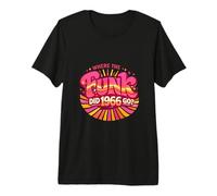 Retro Vintage Disco Funk 60th 60 Age Milestone Groovy 1966 Premium T-Shirt