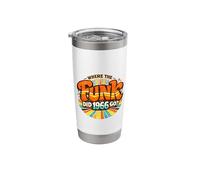 Retro Vintage Disco Funk 60th 60 Age Milestone Groovy 1966 Stainless Steel Insulated Tumbler