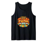 Retro Vintage Disco Funk 60th 60 Age Milestone Groovy 1966 Tank Top