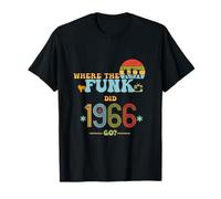 Retro Vintage Disco Funk 60th 60 Year Milestone Age 1966 T-Shirt