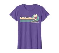 Retro Vintage Family Vacation Costa Rica Pura Vida Beach T-Shirt