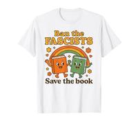 Retro Vintage Fascism Ban The Fascists Save The Books Quote T-Shirt
