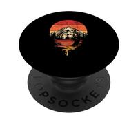 Retro Vintage Fly Fishing Fly Fisherman Fish PopSockets Adhesive PopGrip