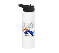 Retro Vintage Funny Meme Stainless Steel Insulated Water Bottle