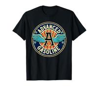Retro Vintage Gas Station Advanced Gasoline Motor Oil Car T-Shirt