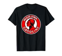 Retro Vintage Gas Station Mohawk Motor Oil Car Bikes Garage T-Shirt