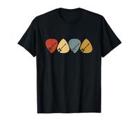 Retro Vintage Guitar Picks Design for Guitarists T-Shirt