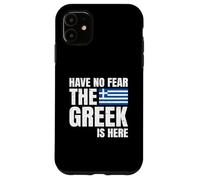 Retro Vintage Have No Fear The Greek Is Here Case for iPhone 11