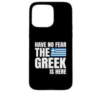 Retro Vintage Have No Fear The Greek Is Here Case for iPhone 15 Pro Max