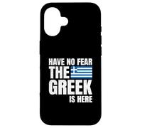 Retro Vintage Have No Fear The Greek Is Here Case for iPhone 16