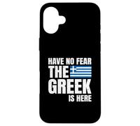 Retro Vintage Have No Fear The Greek Is Here Case for iPhone 16 Plus