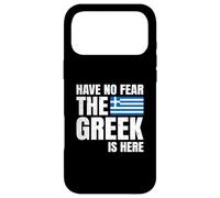 Retro Vintage Have No Fear The Greek Is Here Case for iPhone 17 Pro Max
