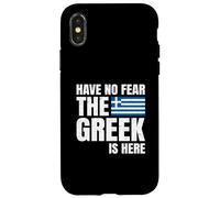 Retro Vintage Have No Fear The Greek Is Here Case for iPhone X/XS