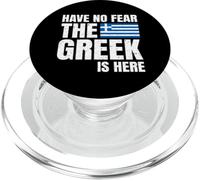 Retro Vintage Have No Fear The Greek Is Here PopSockets PopGrip for MagSafe