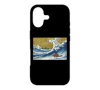 Retro Vintage Hokusai Surfing A Great Wave Beaver Lover Case for iPhone 17