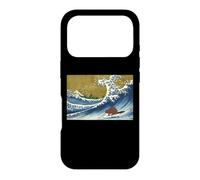 Retro Vintage Hokusai Surfing A Great Wave Beaver Lover Case for iPhone 17 Pro