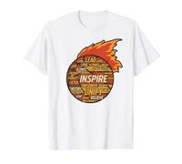 Retro Vintage Inspirational Words Motivational Basketball Value Graphic T-Shirt, Men, White, M
