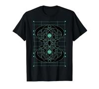 Retro Vintage Jugendstil Art Deco Design Elegant Graphic Value Graphic T-Shirt, Men, Black, S