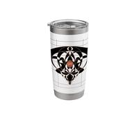 Retro Vintage Jugendstil Art Deco Design Pattern Elegant Stainless Steel Insulated Tumbler