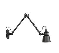 Retro Vintage Lights Sconce Edison European Wall Light E27 LED Bedroom Iron Metal Loft Style Industrial Antique Swing Long Arm Wall Lamp for Bedroom Bedside Reading Studio