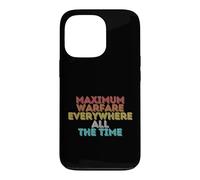 Retro Vintage Maximum Warfare Everywhere All The Time Case for iPhone 13 Pro