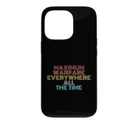 Retro Vintage Maximum Warfare Everywhere All The Time Case for iPhone 13 Pro
