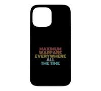 Retro Vintage Maximum Warfare Everywhere All The Time Case for iPhone 13 Pro Max
