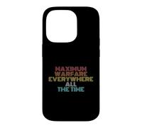 Retro Vintage Maximum Warfare Everywhere All The Time Case for iPhone 14 Pro