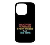 Retro Vintage Maximum Warfare Everywhere All The Time Case for iPhone 14 Pro