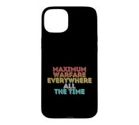 Retro Vintage Maximum Warfare Everywhere All The Time Case for iPhone 15 Plus