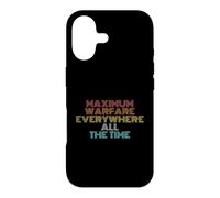 Retro Vintage Maximum Warfare Everywhere All The Time Case for iPhone 17