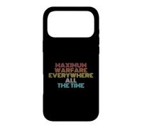 Retro Vintage Maximum Warfare Everywhere All The Time Case for iPhone 17 Pro Max