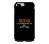 Retro Vintage Maximum Warfare Everywhere All The Time Case for iPhone 7 Plus/8 Plus