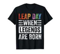 Retro Vintage Men & Women February 29 Birthday Leap Year T-Shirt