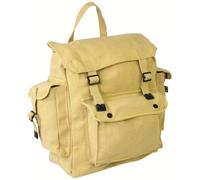 Retro Vintage Mens Ladies Military Army Rucksack Backpack Webbing satchel bag BP