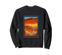 Retro Vintage Mesa Arch Utah UT Canyonlands Art Graphic Sweatshirt