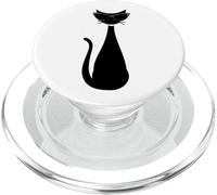 Retro Vintage Mod Atomic Black Cat Eye Eyeglasses Rockabilly PopSockets PopGrip for MagSafe