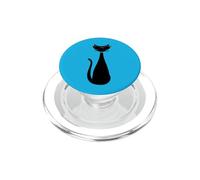 Retro Vintage Mod Atomic Black Cat Eye Eyeglasses Rockabilly PopSockets PopGrip for MagSafe