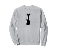 Retro Vintage Mod Atomic Black Cat Eye Eyeglasses Rockabilly Sweatshirt