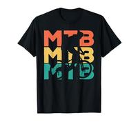 Retro Vintage MTB Gift For Mountain Bikers T-Shirt