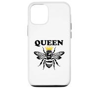 Retro Vintage Queen Bee Yellow Crown Royalty Princess Queens Case for iPhone 12/12 Pro