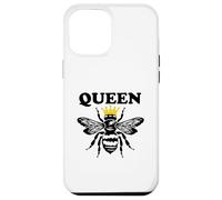 Retro Vintage Queen Bee Yellow Crown Royalty Princess Queens Case for iPhone 12 Pro Max