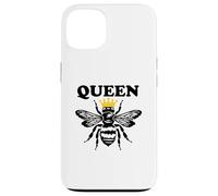 Retro Vintage Queen Bee Yellow Crown Royalty Princess Queens Case for iPhone 13
