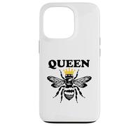 Retro Vintage Queen Bee Yellow Crown Royalty Princess Queens Case for iPhone 13 Pro